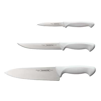 #ad Tramontina Pro Series 3 Piece Chefs Knife Set free shipping $15.47