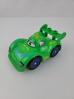 #ad Lego Duplo CARLA VELOSO Green From 5819 Tokyo Racing Set Cars Pixar $15.74