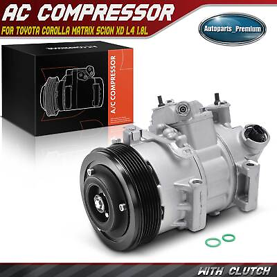 #ad A C Compressor with Clutch for Toyota Corolla 2009 2010 Matrix 2009 2010 2012 $138.99