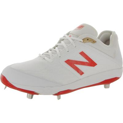 #ad New Balance Mens Faux Leather Fast Pitch Baseball Cleats Shoes BHFO 4894 $28.99