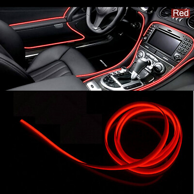 #ad #ad LED Car Interior Decorative Atmosphere Wire Strip Light Lamp Plastic Accessories $8.59