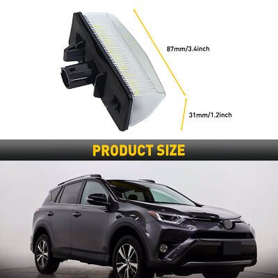 #ad For Prius C HR tC Matrix Scion SUPER BRIGHT LED License Light Plate 6000K Canbus $14.99