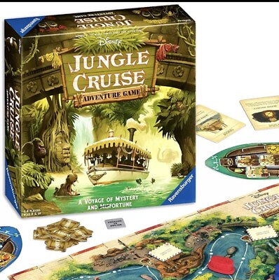 #ad Ravensburger Disney Jungle Cruise Adventure Board Game Exclusive Kids Toy Gift $49.97