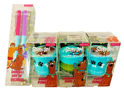 #ad 4 ITEM LOT Scooby Doo x Wet N Wild Limited Edition Cosmetics Make Up Lot $17.99