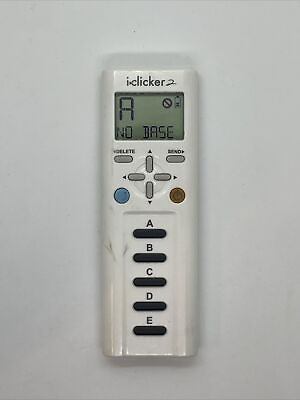 #ad iClicker 2 Student Classroom Response Remote Tested White Batteries $11.20