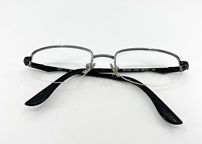 #ad Ray Ban RB 1022 4002 Junior Kids Silver Black Eyeglass Frames 3497 $20.99