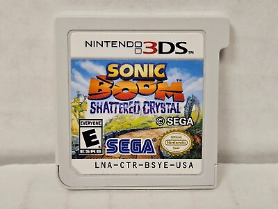 #ad Sonic Boom Shattered Crystal Nintendo 3DS 2014 Cartridge Only Tested Free Ship $18.50