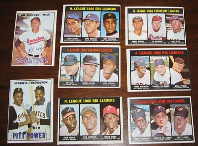 #ad 1967 Topps Baseball Card Starter Lot of 217 Mixed Grade Mostly VG VGEX EX $234.99
