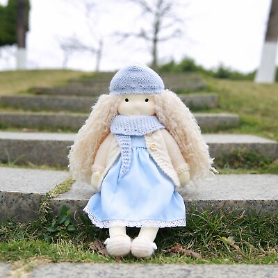 #ad BlissfulPixie Handmade Doll Plush Dolls Stuffed Sewing Gift For Anniversar Laura $139.00