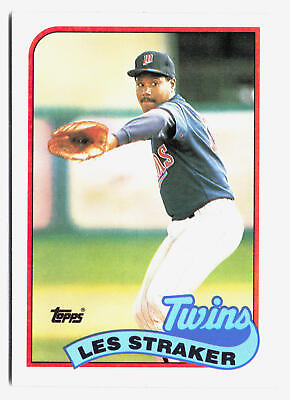#ad 1989 Topps Les Straker Minnesota Twins #101 $1.49
