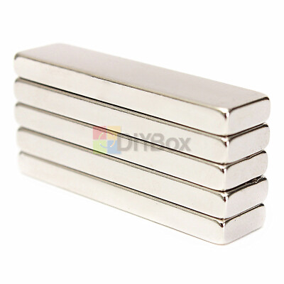 #ad 10Pcs Big Strong Block Bar Fridge Magnets 40x10x4mm Rare Earth Neodymium N52 $8.16