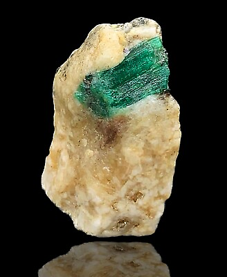#ad Natural Emerald Crystal 30 CT W Pyrite Matrix Mineral Specimen F Swat Pakistan. $53.99