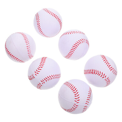 #ad 6 Pcs Children Baseball Kids Balls Toy Baseball Practice Balls $11.95