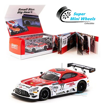 #ad Tarmac Works 1:64 Mercedes AMG GT3 Indianapolis 8 Hour 2022 #77 Winner $19.99