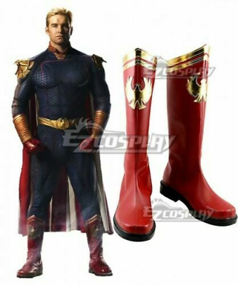 #ad new The Boys Homelander Red Shoes Cosplay Boots $25.00