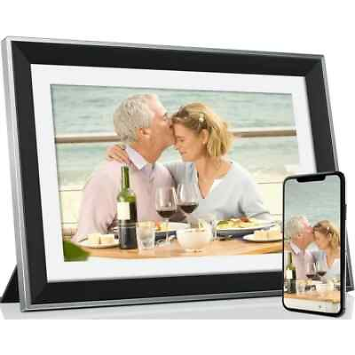 #ad 10.1quot; Digital Photo Frame Picture Video 32GB WIFI Smart App Auto Rotation New $39.99