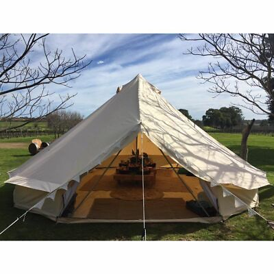#ad 4 Season Glamping Bell Tent Yurt Waterproof Cotton Canvas Camping Tent Outdoor C $699.00