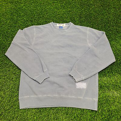 #ad Vintage 80s Champion Basic Blank Sweatshirt Large 23x27 Faded Ash Gray Logo USA $95.04