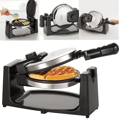 #ad Belgian Waffle Maker Commercial Double Waring Breakfast Iron Kitchen Heavy New $32.81