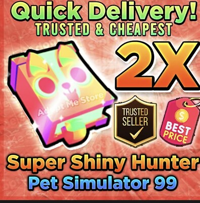 #ad Pet Simulator 99. x2 Super Shiny Hunter ENCHANT OP BOOK Same Day $23.99