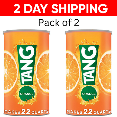 #ad 2 PACK Tang Drink Powder Orange 72 Oz FREE SHIPPING $28.79
