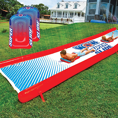 #ad Super Slide Giant Backyard Slip and Slide with Sprinkler Extra Long Water Sli $196.99