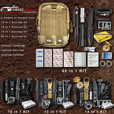 #ad Military tactical emergency kits hunting self defense tools 12 13 14 40 Kits USA $27.99