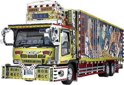 #ad Aoshima 1 32 The Decorated Trucks Series No.2 Nidaime Dokuromaru Model Kit $85.00