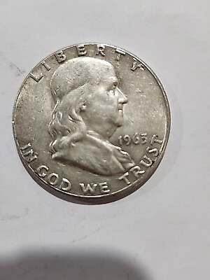#ad 1963 P Benjamin Franklin 90% Silver Half Dollar Coin $14.25