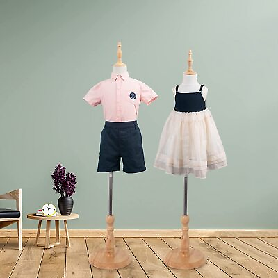 #ad 4 5 Years Old Child Mannequin Adjustable Toddler Dress Form Display Beige $46.99