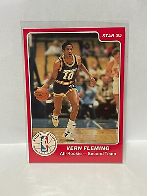 #ad 1985 86 Star All Rookie Team #6 Vern Fleming $8.00