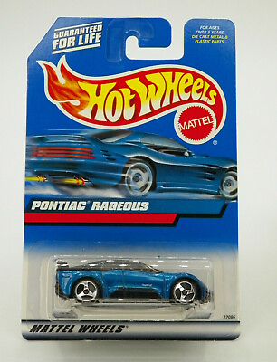 #ad Hot Wheels PONTIAC RAGEOUS Blue 2000 New $11.67
