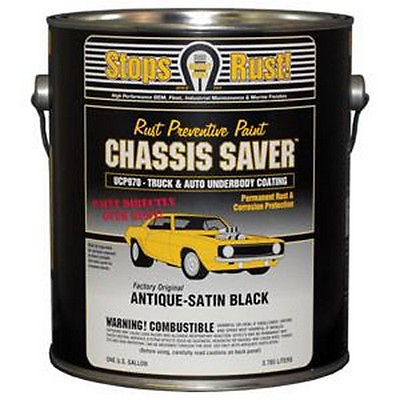 #ad Magnet Paint UCP970 01 Chassis Saver Paint Satin Black 1 Gallon Can $116.51