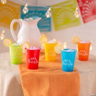 #ad Multicolor Plastic Cups Tableware Serveware Party Supplies Birthday 50 Pieces $20.57