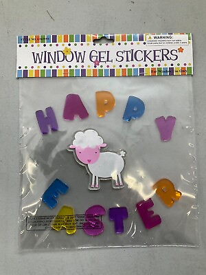 #ad Easter Gel Window Stickers Easter Decoration Kids Decoration $6.00