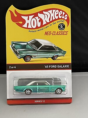 #ad Hot Wheels 1965 Ford Galaxie Neo Classics 2013 Red Line Club Exclusive $89.00
