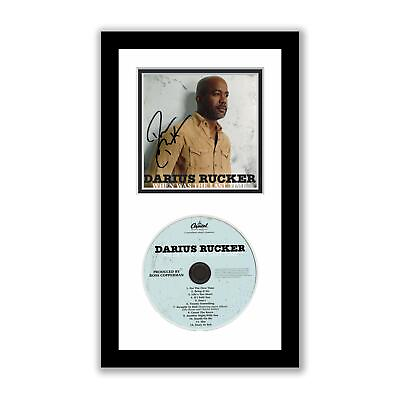 #ad Darius Rucker Autographed Signed Framed CD When Was The Last Time ACOA $149.99