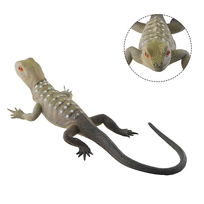 #ad Soft Rubber Lizard Figure Lifelike Reptile Toy for Kids#x27; Prop and Imagination C $14.54
