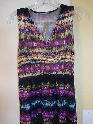 #ad New Womens NY Collection Elmer Sleeveless Dress Size Small $31.27