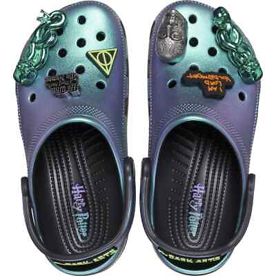 #ad Harry Potter Crocs Men#x27;s and Women#x27;s Classic Clogs with Jibbitz Charms $44.99