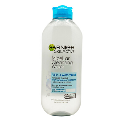 #ad Garnier Micellar Cleansing Water. Waterproof Makeup Remover. All in 1. 13.5 oz $14.49