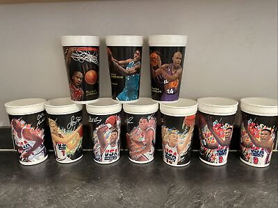 #ad Vintage Michael Jordan All Star Cups Dream Team McDonald#x27;s Cups 6 of 10 $29.00
