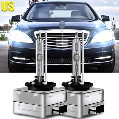 #ad 6000K Ice white HID Xenon Bulb For Mercedes Benz S550 2007 2013 Low Beam x2 $35.99