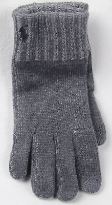 #ad POLO RALPH LAUREN GREY TOUCH GLOVES NWT $45.59
