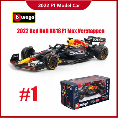 1:43 BBURAGO 2022 Red Bull RB18 F1 Champion Max Verstappen #1 Model Car Toy New $16.05