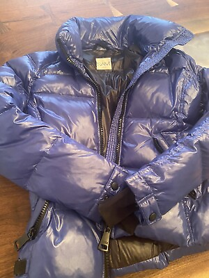 #ad SAM womens electric blue freestyle puffer SMALL $175.00