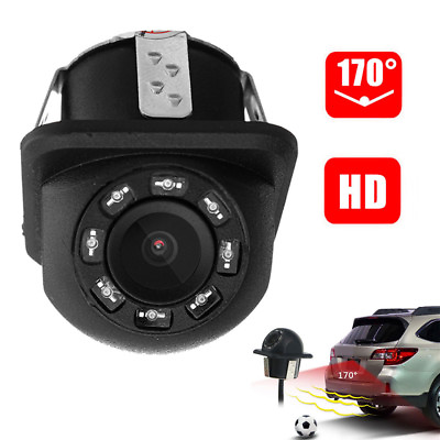 #ad Car Rear View Parking 8 LED Camera Waterproof And Shockproof Black Brand New $15.32
