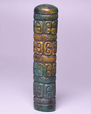 #ad 8cm antique culture de montagne de hong sculpture turquoise Y U Cong Z oh ça EUR 30.00