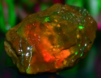 #ad Natural Ethiopian Large Size Opal Rough 32.80 Cts Amazing Crystals Multi Fire $24.90