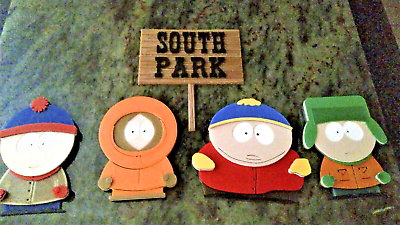 #ad All 4 Kids From South Park and Sign Kitchen Magnet Movie Memorabilia Cartoon TV $54.00